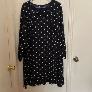 Boohoo polka dot dress size 20